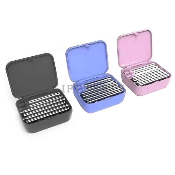 Pocket Sized Stainless Steel Foldable  Straw Cutlery Set with Case,新款贈品,不鏽鋼餐具組,,折疊餐具組,禮品,便攜口袋不繡鋼組裝餐具