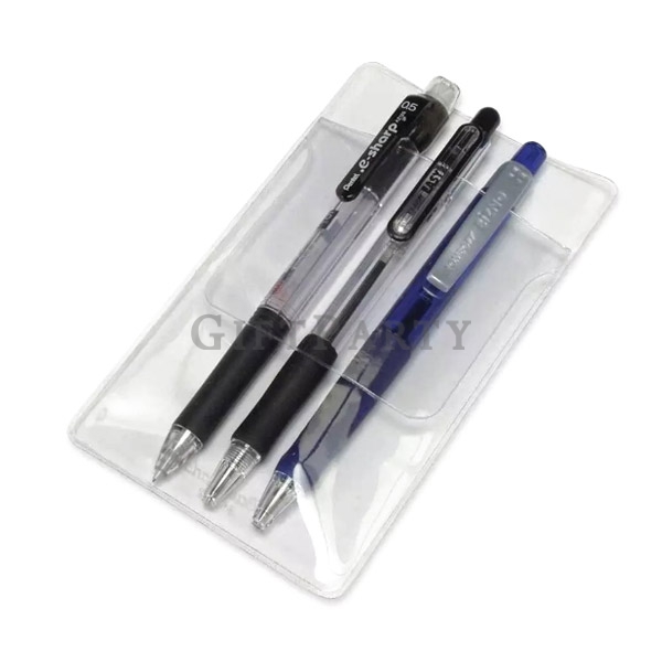 Transparent Clear Plastic Pencil Case Pocket Storage Bag for Doctor Nurse,PVC醫用筆袋醫生筆袋,PVC Pencil Cas