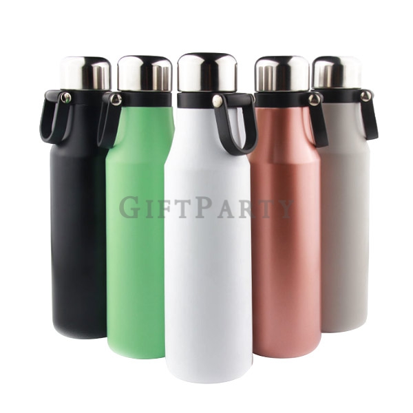 Stainless Steel Thermos With Handgrip carabiner 500ML,真空不鏽鋼保溫瓶帶手把,高品質贈品,Custom gifts, promotional gi