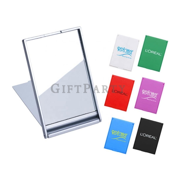 Rectangular plastic cosmetic mirror,塑料化妝鏡,Custom gifts, promotional gifts, corporate gifts, customiz