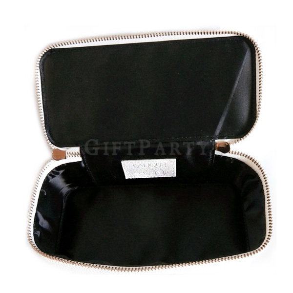 White leather cosmetic bag, customized cosmetic bag OEM, makeup gifts, makeup gifts, makeup brand co