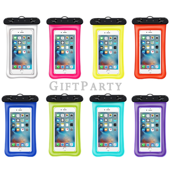 PVC floating waterproof phone case bag,飄浮充氣氣囊防水手機袋