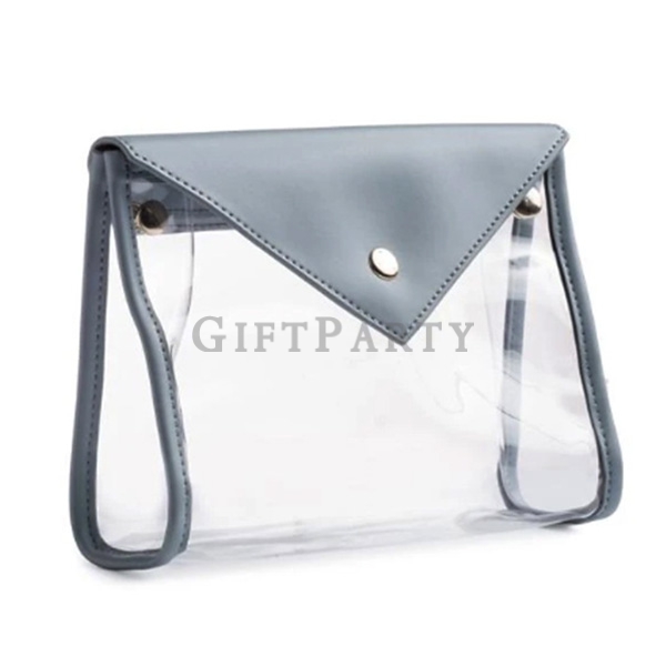 Transparent PVC wash bag cosmetic bag,洗潄包,客製化妝包,皮革透明PVC盥洗包化妝包