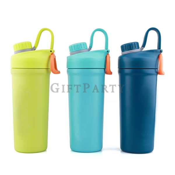 Metal Double Walled Insulated Vacuum Stainless Steel Shaker Bottle With Ball ,不鏽鋼搖搖杯,健身房禮品,客製化禮品,運動水