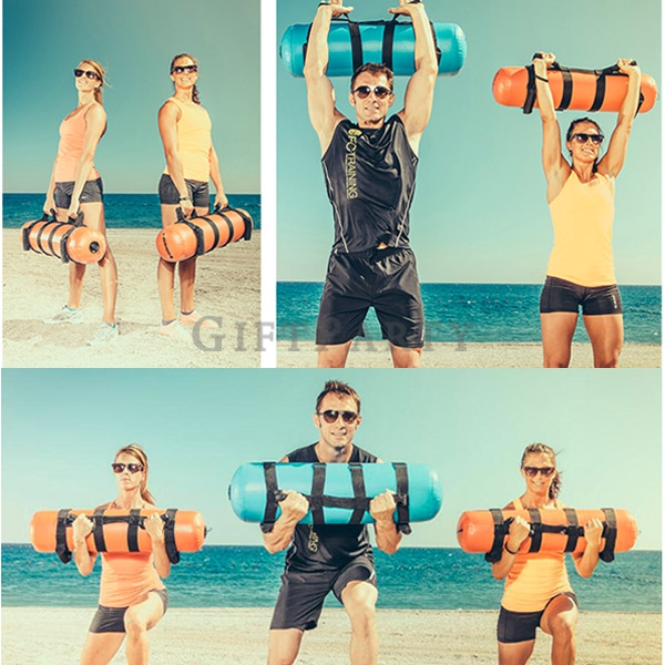 Water Aqua Bag Training Weight Bag Military Sandbag for Fitness,water bag, 健身禮品 訓練核心肌群健身水袋