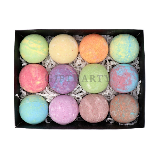 Bubble Fizz Balls Bath Bombs Set,精品紀念品,客製化禮品,客製紀念品,品牌贈品,精油泡泡浴球禮盒浴鹽氣泡球,Customized Logo Colorful Priva
