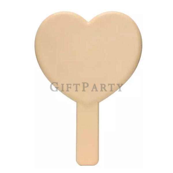 Heart Shape Hand Mirror Makeup Mirror,彩妝贈品,手拿鏡,日本少女品牌贈品,可愛贈品,雜誌附錄,醫美贈品,愛心心型手拿鏡