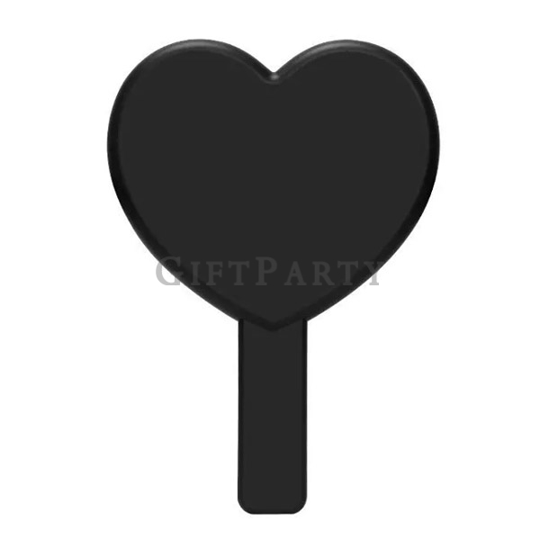 Heart Shape Hand Mirror Makeup Mirror,彩妝贈品,手拿鏡,日本少女品牌贈品,可愛贈品,雜誌附錄,醫美贈品,愛心心型手拿鏡