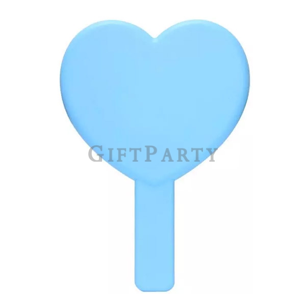 Heart Shape Hand Mirror Makeup Mirror,彩妝贈品,手拿鏡,日本少女品牌贈品,可愛贈品,雜誌附錄,醫美贈品,愛心心型手拿鏡