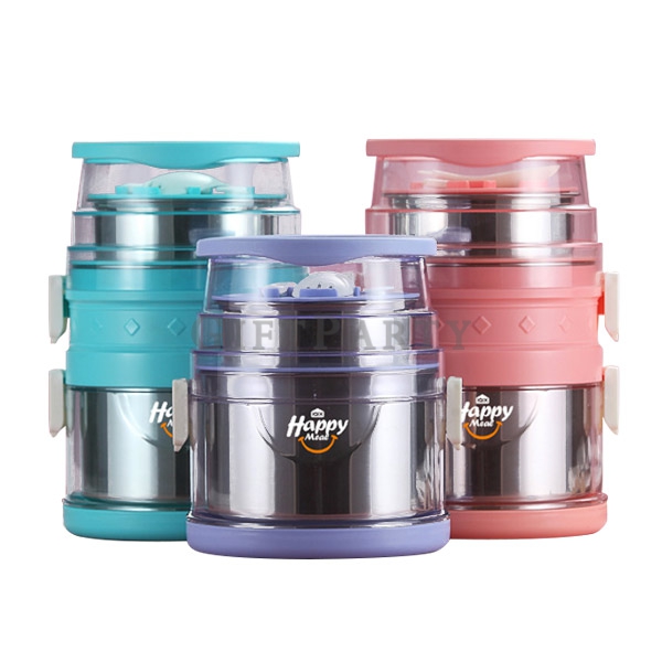 SS304 stainless steel double sealed lunch box,禮品,贈品,股東會贈品,304不鏽鋼餐盒雙層-帶手提保溫便當盒密封餐盒