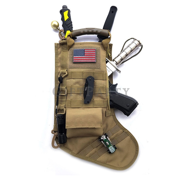 Military Tactical Christmas Stocking Bag,軍事迷贈品,軍事收納包,軍事掛袋,生存遊戲掛袋,迷彩戰術聖誕襪掛袋掛包
