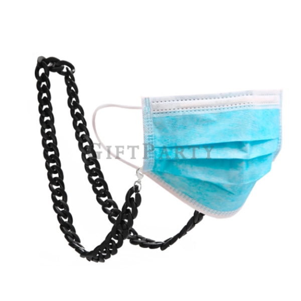 Face mask necklace,Gold  Masked Hanging Neck Chain,時尚口罩掛繩,品牌贈品,時尚口罩掛繩,嘻哈項鍊,時尚口罩掛繩,設計禮品,口罩掛繩,口罩掛鍊,仿金屬