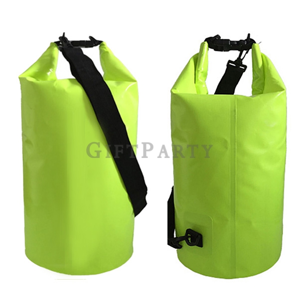 PVC dry bag surfing waterproof backpack fluorescent yellow fluorescent green,PVC漂流包衝浪防水背包