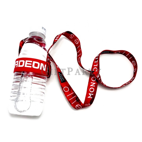 Water Bottle Holder Lanyard With Printed Logo,瓶掛繩飲料提袋,文創禮品,華山贈品,廣告贈品,品牌贈品,繞境結緣品,路跑贈品,飲料贈品,