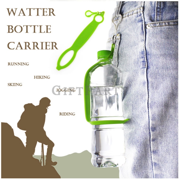 Customized soft silicone water bottle handle for water bottle carrying,啤酒贈品,水定制的軟矽膠水瓶手柄可攜帶水瓶,水贈品,廣告贈