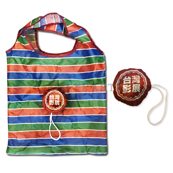 台灣禮品公司,台灣紀念品,圓型折疊購物袋,台灣特色茄芷袋,茄芷袋,折疊環保袋,全彩印刷OEM,圓型折疊購物袋台灣特色茄芷袋