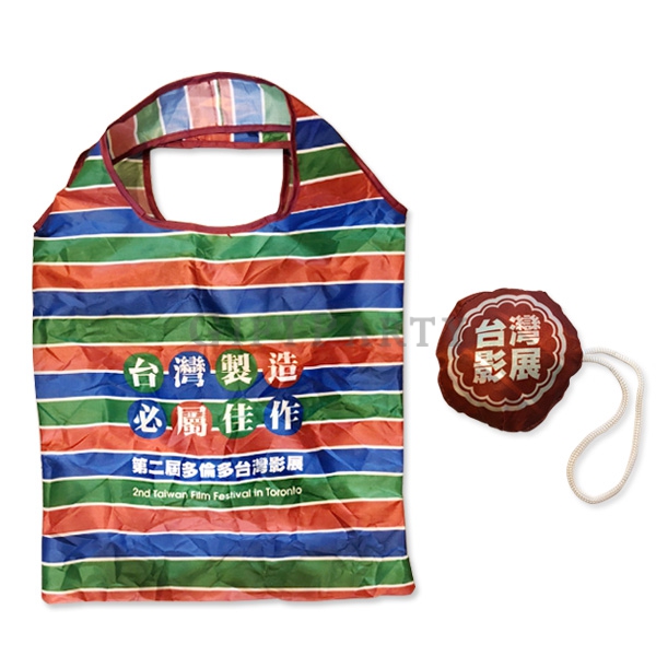 GP2340500Q3200-圓型折疊購物袋台灣特色茄芷袋2