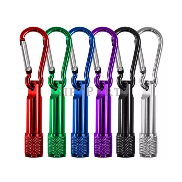 迷你登山扣手電筒,迷你手電筒登山扣,PORTER手電筒, Mini Led Light Torch Carabiner Keychain Flashlight key chain