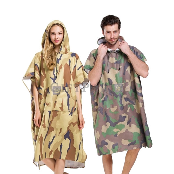 Hooded Surfing microfiber poncho Surf poncho,浴巾衣,毛巾衣,巾衣超細纖維全彩印刷