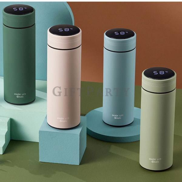 客製保溫瓶,少女贈品,禮品,贈品,莫蘭迪智能不鏽鋼保溫瓶5