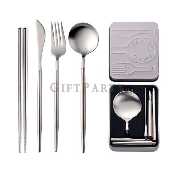啤酒贈品,股東會贈品,股東會紀念品,禮品,贈品,不鏽鋼葡萄牙餐具口袋便攜套裝7