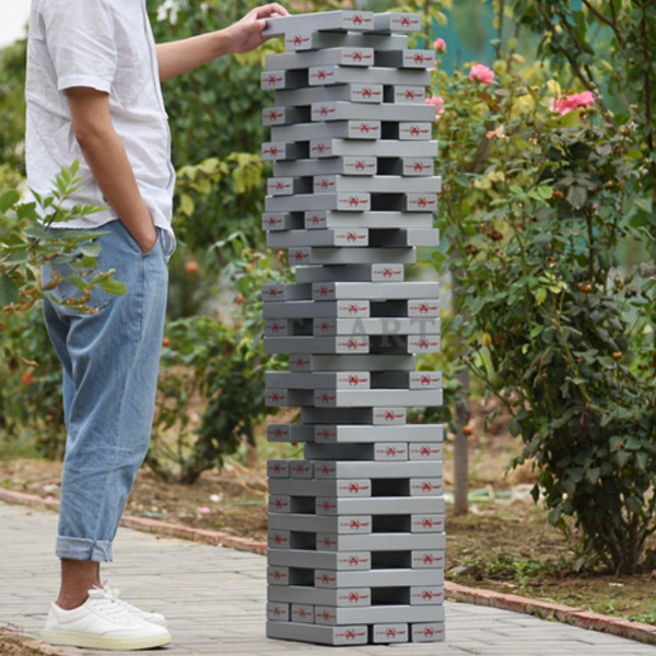 Wooden timber tower tumbling towers building blocks set,大型積木戶外層層疊,啤酒禮品,啤酒贈品,啤酒念品,