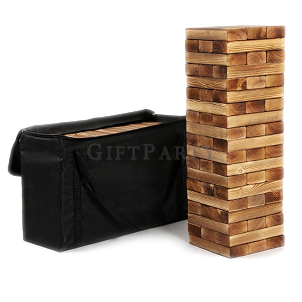 Wooden timber tower tumbling towers building blocks set,大型積木戶外層層疊,啤酒禮品,啤酒贈品,啤酒念品,