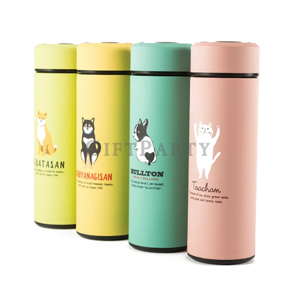 Stainless steel thermos 350ml,粉色保溫瓶,禮品,贈品,授權禮品,不鏽鋼保溫瓶350ml