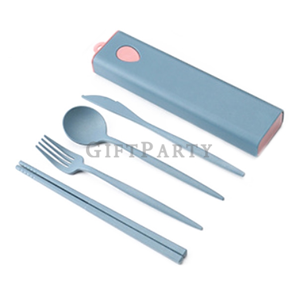 Wheat tableware set,禮品,贈品,環保餐具組,小麥餐具組四件組抽拉盒