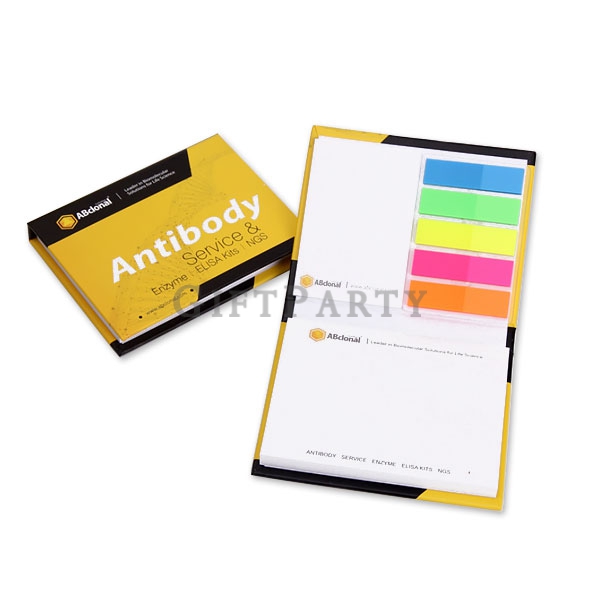 Hard Cover Full Printed Self-adhesive Sticky Note Memo Pad,硬殼封面便條紙便利貼便簽