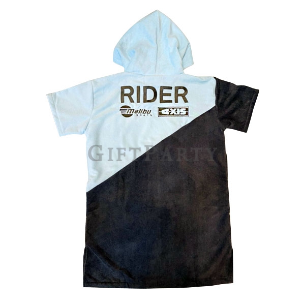 Custom surf poncho,毛巾衣,客製毛巾衣,刺繡毛巾衣,