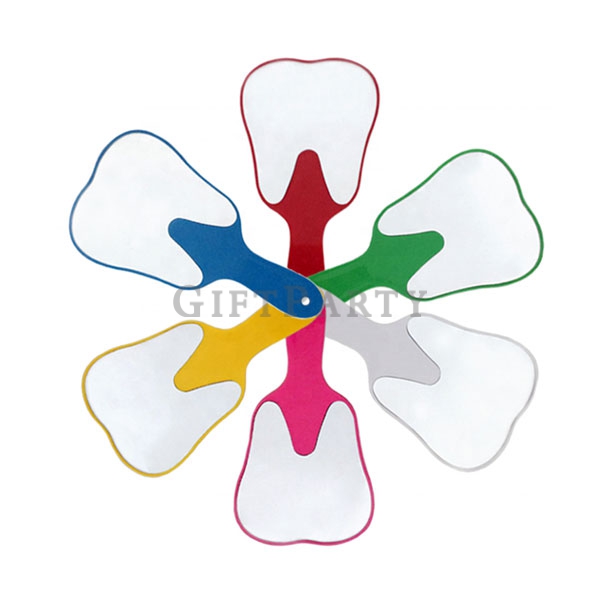Tooth shaped dental hand hold mirror,牙科通路贈品,牙齒造型,牙科手拿鏡,牙齒造型手拿鏡(放大)2