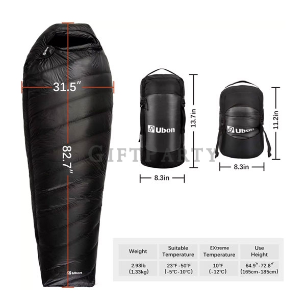客製睡袋,戶外禮品,露營,客製羽絨睡袋400g,羽絨睡袋,Custom sleeping bags