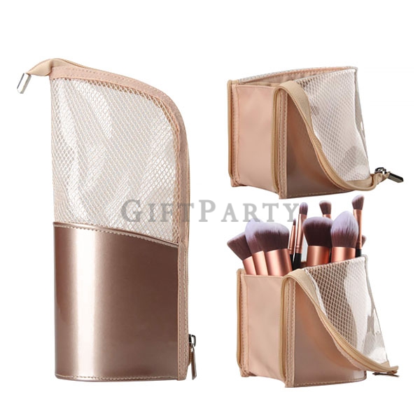 彩妝贈品,百貨公司贈品,彩妝品牌贈品,刷具包,化妝包,立式大容量刷具包化妝包