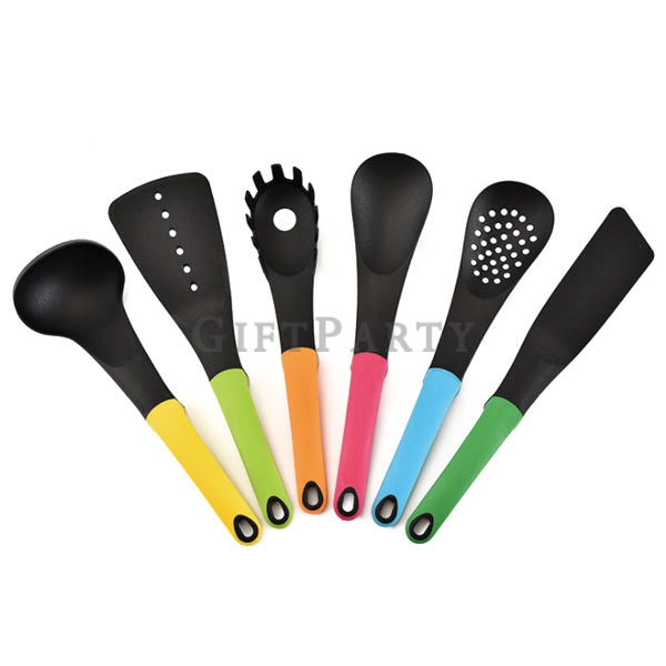 廚房神器,廚具烹飪用具套件,廚房用品禮品,贈品,紀念品,設計款廚具套裝,廚房不粘鍋鏟勺6件套廚具套裝