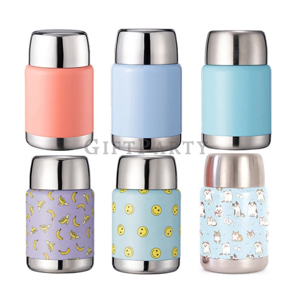 Stainless steel food jar thermos Custom pattern 500ML,鏽鋼悶燒罐500ml(定制圖案)