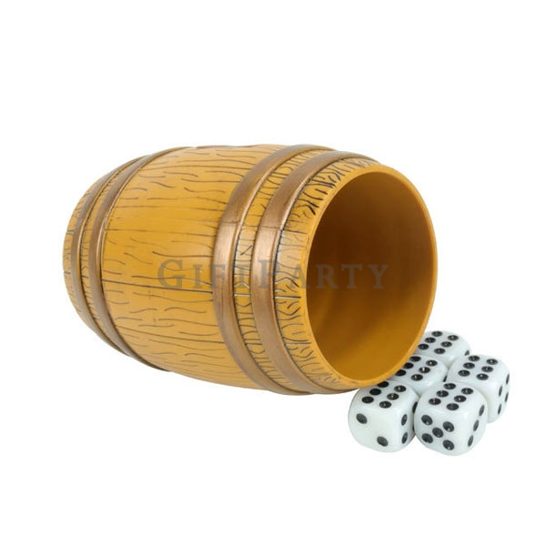 Wine barrel shape dice cup,酒桶造型骰盅,威士忌贈品,威士忌禮品,啤酒禮品,啤酒贈品,