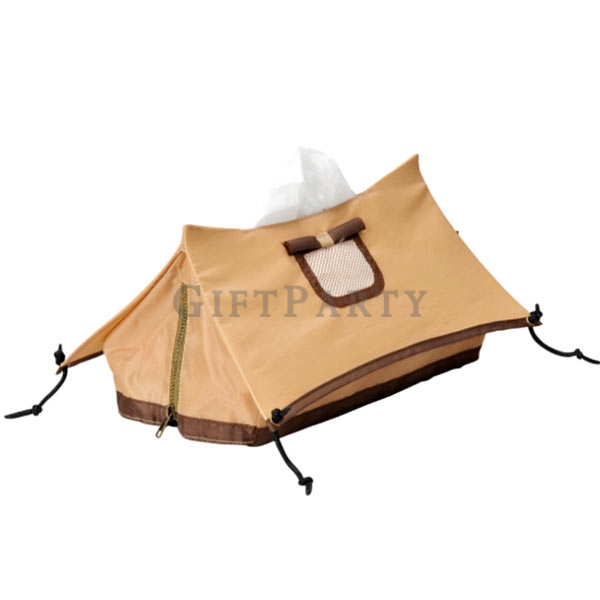 Outdoors, camping gifts, gifts, souvenirs, tent-shaped tissue paper cover-帳篷造型面紙盒面紙套