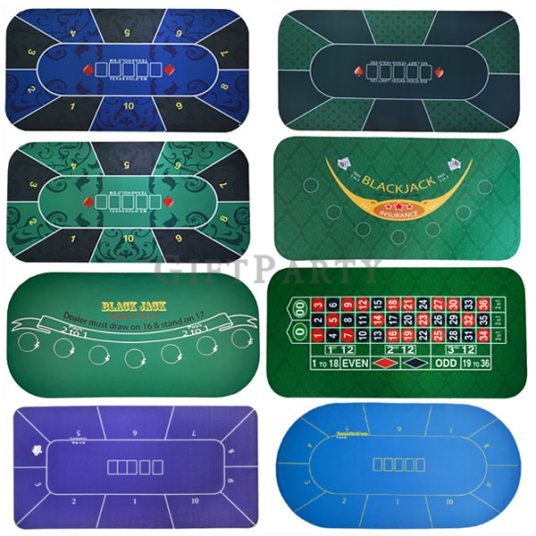 Custom Casino mat,Casino gifts, casino souvenirs,賭場橡膠桌墊輪盤二十一點德洲撲克桌布