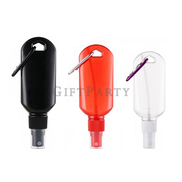 乾洗手噴霧帶登山扣,噴瓶,潔手液噴瓶,客製化禮品,