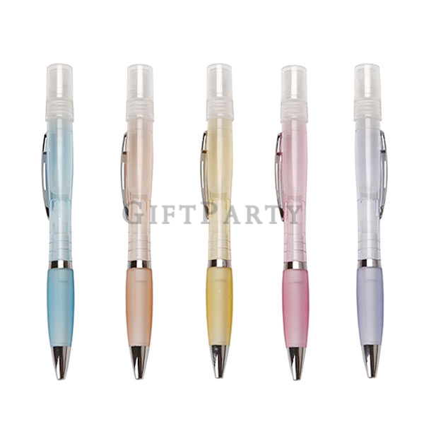 Hand sanitizer  spray perfume ball pen,防疫贈品,宣傳品,廣銷筆,校園徽才,展場贈品,噴霧筆可灌消毒酒精