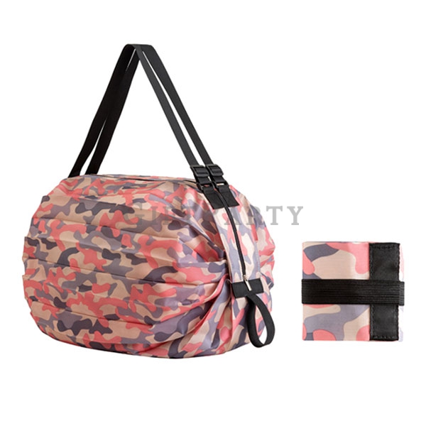 Folding shopping bag,創意外出購物袋迷彩,折疊購物袋,折疊環保袋,超好用環保袋,登機袋,迷彩購物袋,
