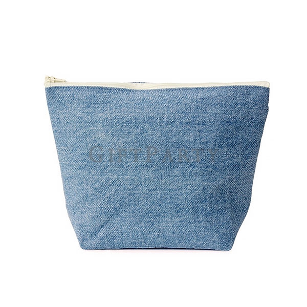 Denim Cosmetic Makeup Bag,牛仔丹寧布化妝包收納包