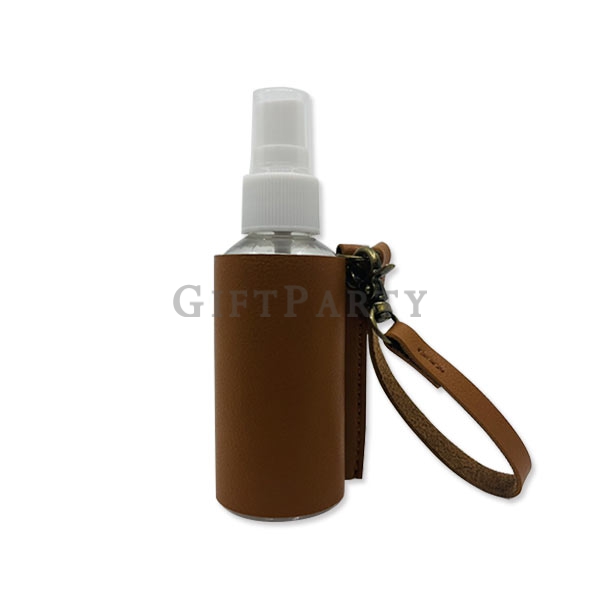 Plastic 30ml spray bottle with PU leather case,30ml噴霧瓶PU皮套,新款防疫禮品,禮品,贈品,