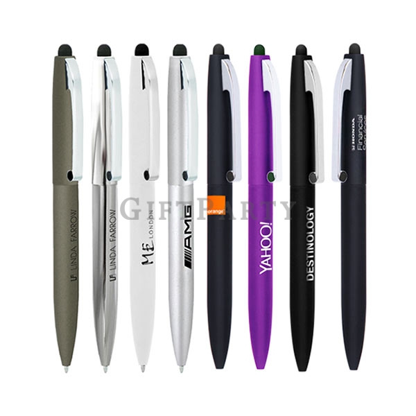 Metal stylus ballpoint pen,企業原子筆,客製化禮品,企業禮品,金屬原子筆電容筆