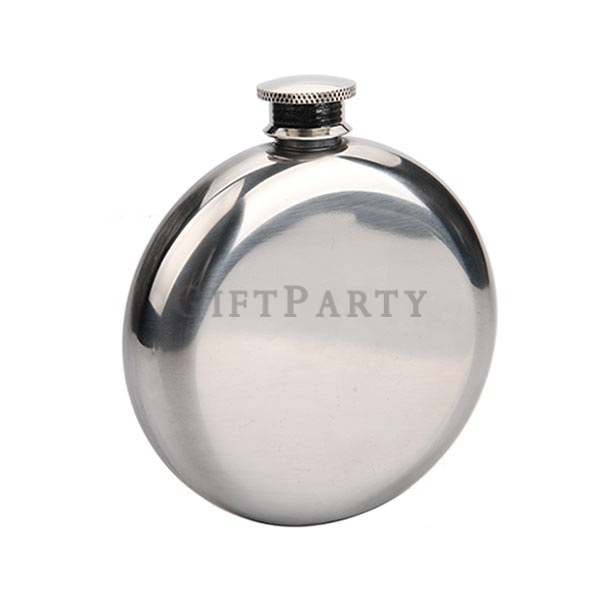 Stainless steel hip flask round shape 5oz,酒壺,5oz酒壺,圓型不鏽鋼酒壺5oz
