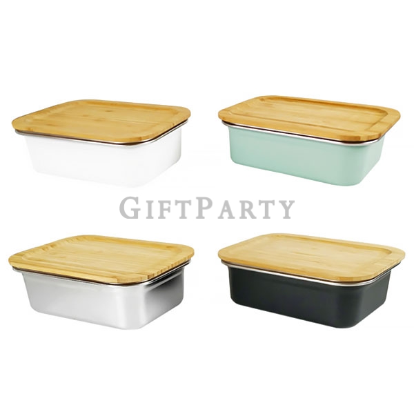 高品質餐盒,不鏽鋼餐盒竹蓋600ml,Stainless steel lunch box with bamboo lid 600ml,
