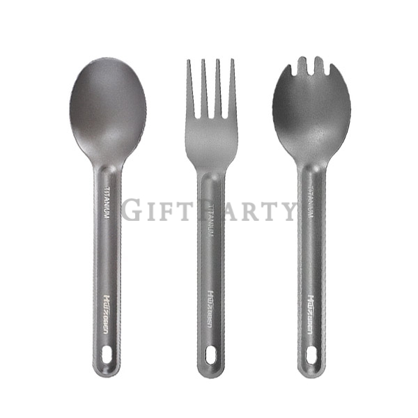 露營餐具,Outdoor Flatware Sets Camping Tableware,Outdoor camping titanium tableware set, titanium tablew