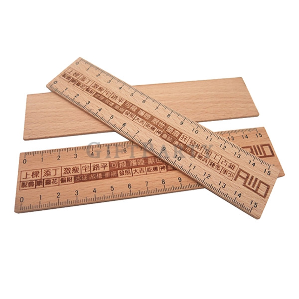 Wooden ruler 15cm,木尺15cm,廣告尺,客製木尺