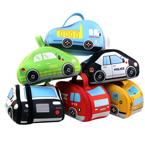 警車造型,警察局紀念品,保冷袋,潛水布午餐袋汽車造型